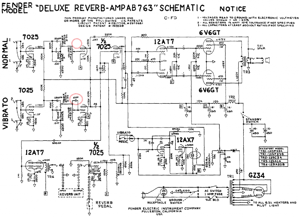 BF/SF Deluxe Reverb